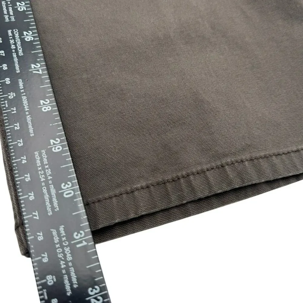 CARHARTT Men's 40X32 Coffee Brown Rugged Flex Relaxed Fit Canvas Work Pants Jean